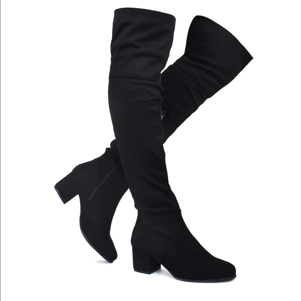 Knee-High Heeled Boots